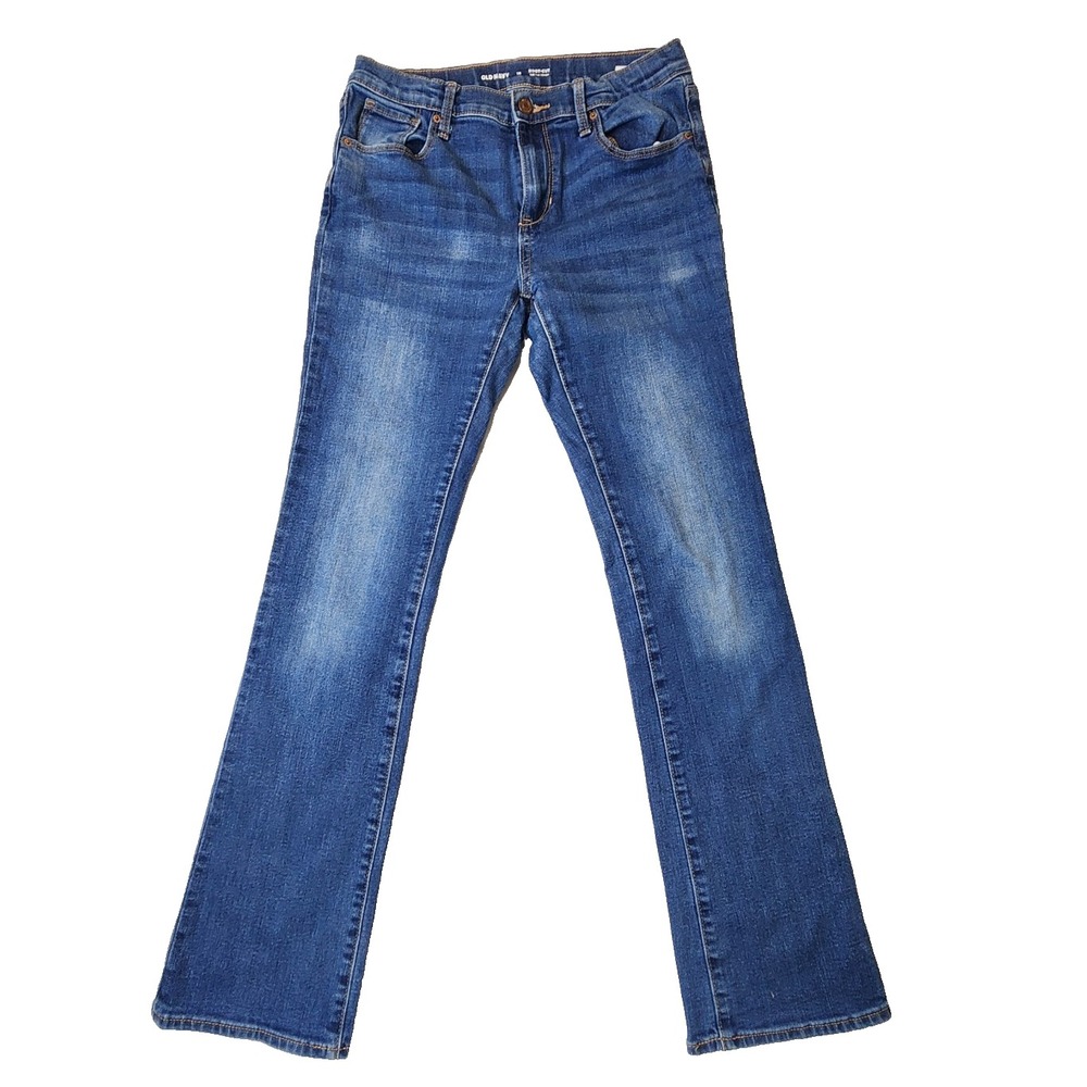 Old Navy Girls Denim JeansBoot Cut Leg Pants Blue Size 16